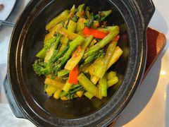 虾酱西兰苔-绿茶餐厅(龙井船宴· 品牌总店)
