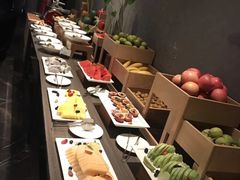 自助取餐区-厦门泰地万豪酒店-贡厨全日餐厅