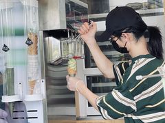 抹茶水牛乳冰淇淋-SAANCI山池咖啡(海上世界文化艺术中心店)