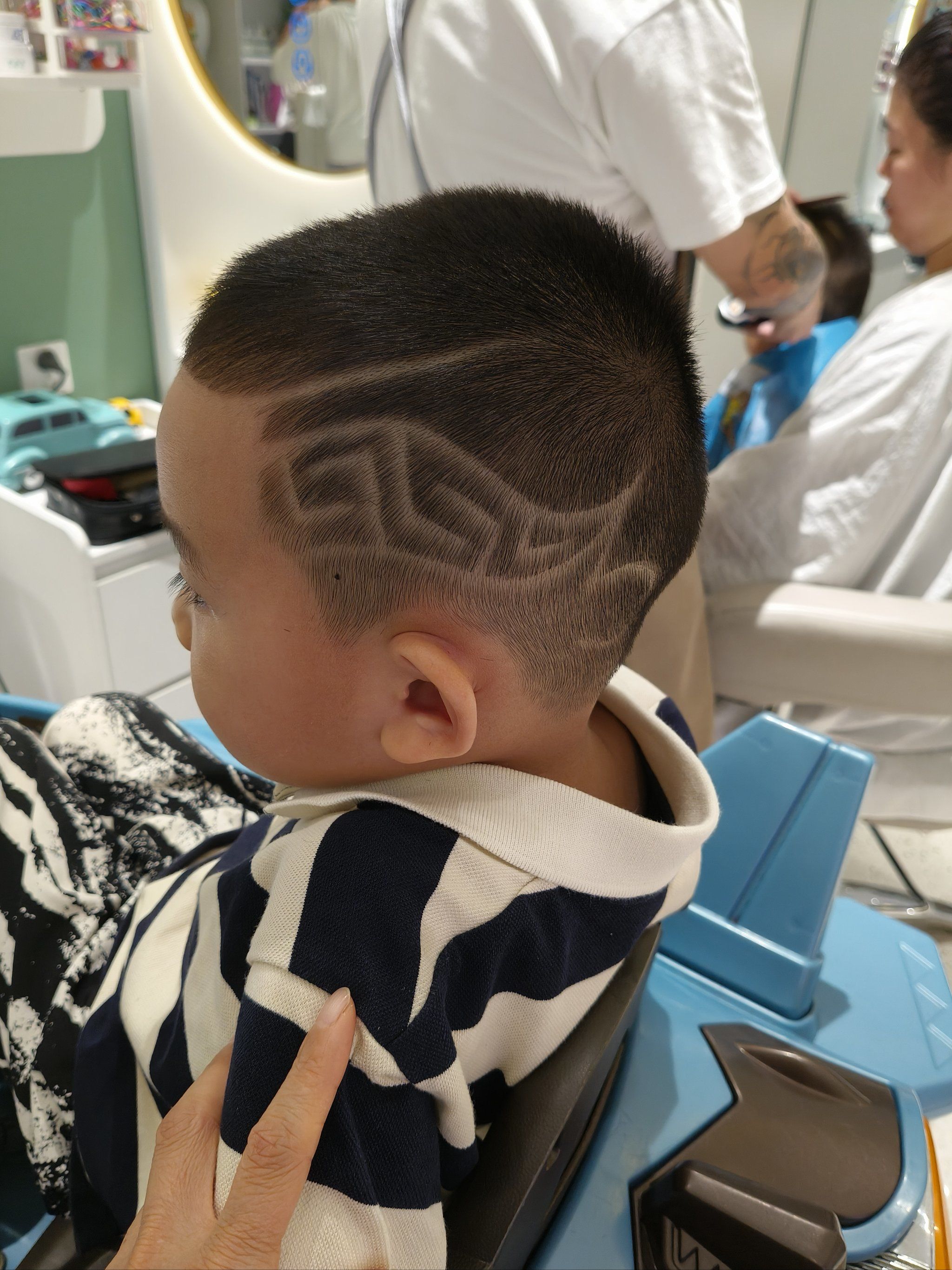 1岁男宝宝发型设计图片