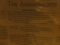 菜单-Ministry of Crab(科伦坡店)