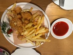 鸡米花薯条双拼-花舍·新派粤菜·西餐·下午茶(亚运村·鸟巢店)