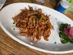 椒盐河虾-小竹林农庄