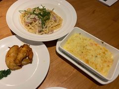 培根蘑菇奶油意大利面-新贝乐意大利餐厅(苏州中心店)