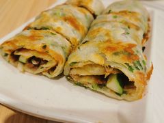 葱饼卷牛肉-台北楚楚园馅饼粥(虹桥南丰城店)