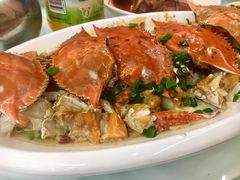 葱油梭子蟹-渔中舟海鲜大排档(普陀沈家门店)