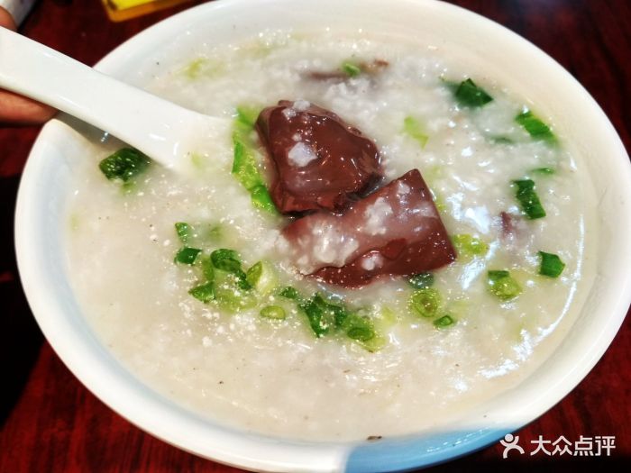 西关宝记猪红粥图片