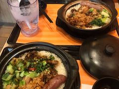 腊肠冬菇滑鸡煲仔饭-大快活(丽丰店)