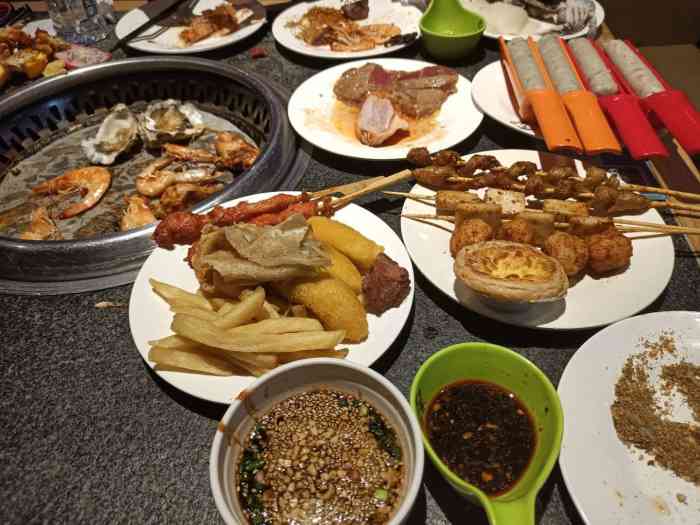 金达莱自助烤肉(茂业天地店)-"69一个人 其实也不算贵 剩的太多会扣钱