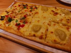 招牌榴莲薄脆披萨-夏日玛莉西餐厅(岳阳花板桥步步高店)
