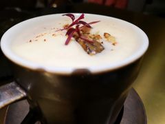 卡布奇诺蘑菇汤配牛肝菌-AZUL by FUEL蓝色·法式酒馆(琶醍店)