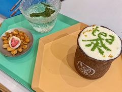 手工奶盖茶-茶是一枝花泡茶店