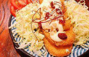 Japanese Style Tartar Sauce Fried Potato Pancakes