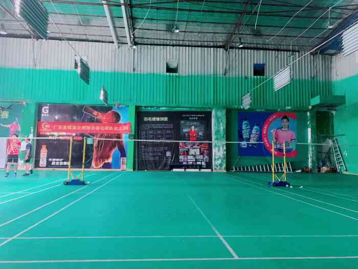 翼动羽毛球俱乐部-"定了早上9点的场,25一个钟,里面设施看.