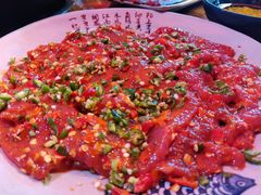 双椒牛肉-铜元老码头鳝鱼火锅