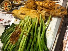 烤韭菜-木屋烧烤(南新店)