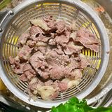 惊呆了！番禺巨大形潮汕牛肉火锅现场！
