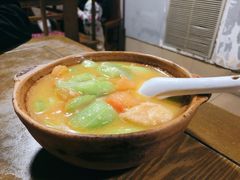 番茄丝瓜炒面筋-沈记菜馆(酒仙桥路店)