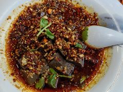 辣子蒜羊血-令氏家外家周秦食府(高新店)