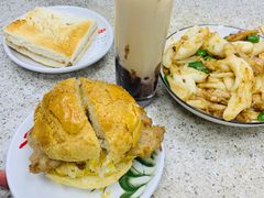 猪扒蛋菠萝包-沙溪兄茶餐厅