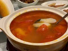 山药笋干番茄汤-走马楼饭庄(慈城古县城店)