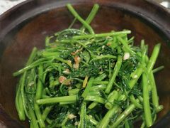 啫啫虾酱空心菜-熠盛粤味(永康路店)
