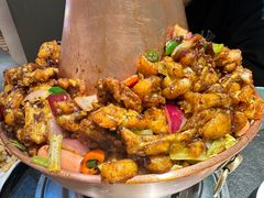 铜锅牛蛙（单层）-蛙蛙叫·牛蛙烤鱼(北京总店)