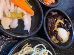 餐前小菜-九田家黑牛烤肉料理(珠江摩尔店)