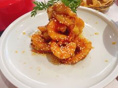 蜜汁酥皮虾-味+新京宴·烤鸭·北京菜(创意谷店)