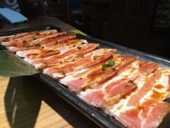 调味五花肉-九田家黑牛烤肉料理(新光汇店)