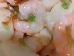 碧绿百合炒虾球-大鸭梨烤鸭(左家庄店)