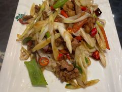 葱爆羊肉-阿拉丁新疆风味餐厅·清真(罗廊巷店)