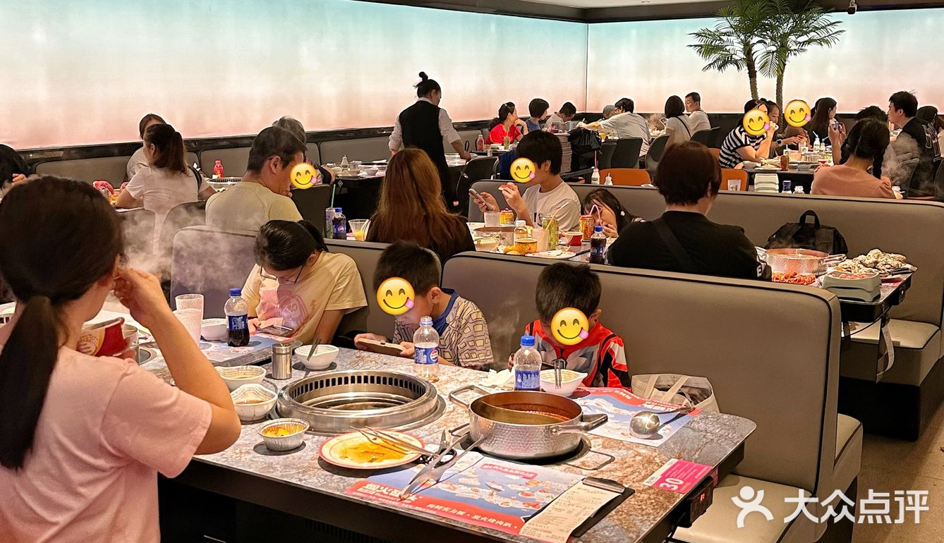 第一次在见到如此火热的自助餐。。。