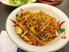 酸萝卜炒牛肚-湘盛园湖南土菜馆
