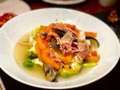 上汤西兰花-绿茶餐厅(华联万柳店)