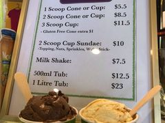 菜单-Dooley's Premium Ice Cream