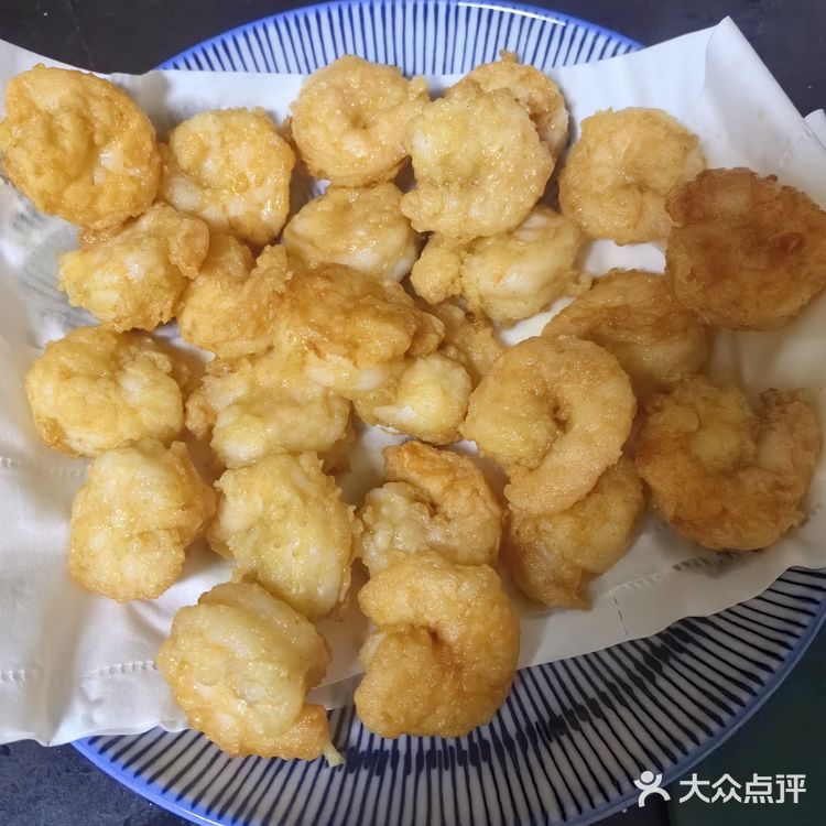 芥末椒盐虾球两拼