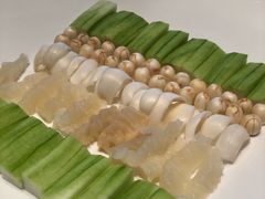 鲜莲子丝瓜百合煮花胶-许家菜(望江店)