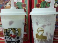 芋圆厚芋泥鲜奶-LELECHA乐乐茶(上海五角场万达广场店)