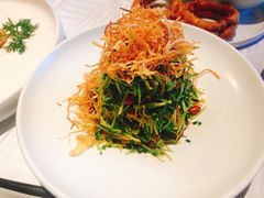 巧拌豆苗-四季民福烤鸭店(王府井灯市口店)
