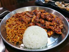 辣味碳烤无骨鸡腿肉-青春韩国料理(光环店)