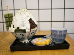 抹茶生乳かき氷-WONDER ICE 萬得冰田(建設路总店)