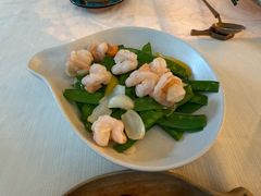 荷兰豆百合炒虾仁-龟兹KUCINA·新疆菜(前滩L+PLAZA店)