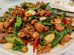 蓝海鲍鱼炒鸡-蓝海大饭店·渔歌舫(黄岛店)