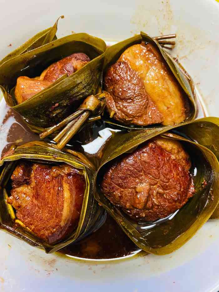 是整个古镇生意做好的一家店啦以为阿姨待银杏树阿婆粽朱家角古镇美食