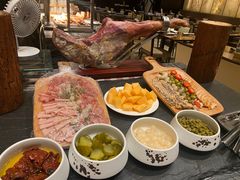 西班牙赛拉诺火腿-北京希尔顿逸林酒店-逸轩西餐厅-自助餐厅