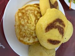 玉米饼-北京龙庆四季香农家饭庄·灶台鱼·碳烤虹鳟鱼(龙庆峡店)