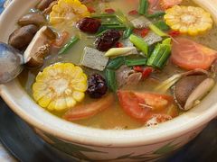 山药排骨牛肉养生汤-花水湾红太阳牛肉汤锅