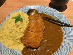 金咖喱熔岩蛋包饭猪排饭-堂本家洋食别馆·炸猪排(中心城店)
