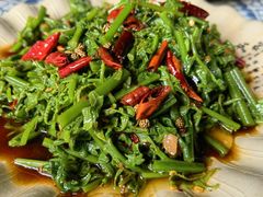 炝拌野菜-龙姐私房菜(和顺古镇店)